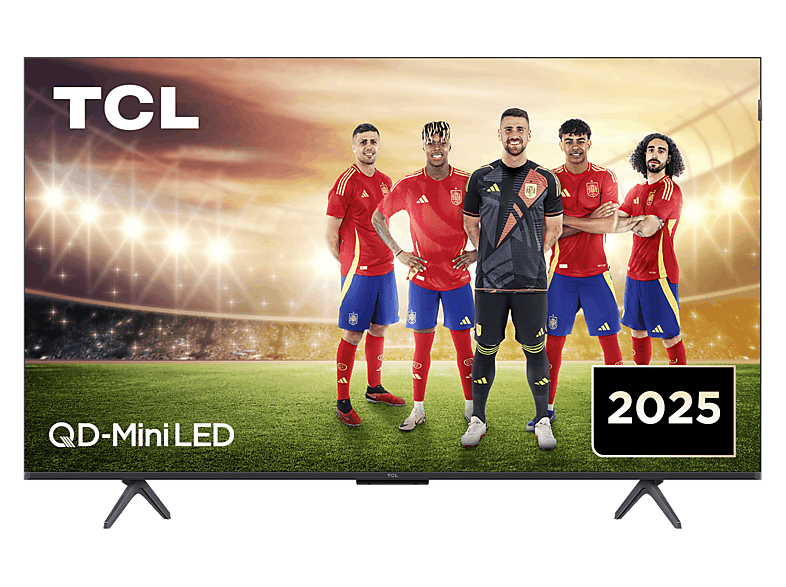 Televisor - TCL, TV QD-Mini LED 50" - TCL 50C6KS, 4K HDR Premium, FALD, Smart TV con Google TV, Dolby Vision IQ·Atmos, 60Hz, Wifi