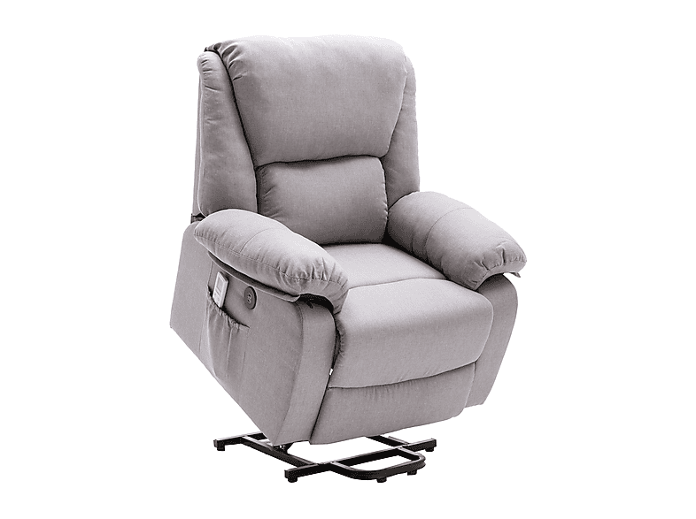Sillón levanta personas - Eco-De STELVIO ECO-8520UP TG GRIS, Función calor, Peso máximo 100 kg