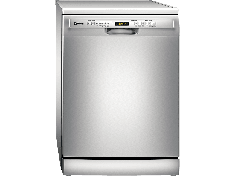 Lavavajillas libre instalación 60 cm - Balay 3VS5332IP, 14 servicios, 5 programas, 60 cm, Acero inoxidable