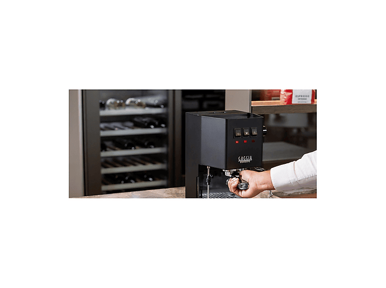 Cafetera express - Gaggia E24, 15 bar, 1200 W, 2 tazas, Negro — foto 2