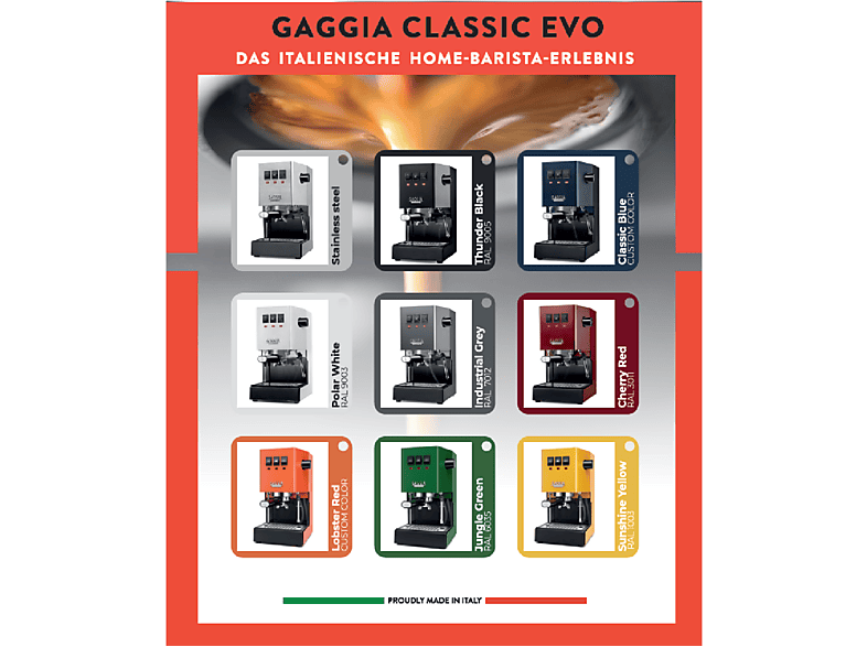 Cafetera express - Gaggia E24, 15 bar, 1200 W, 2 tazas, Negro — foto 8