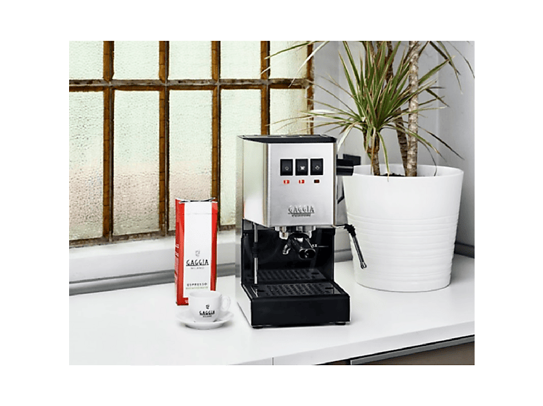 Cafetera express - Gaggia E24, 15 bar, 1200 W, 2 tazas, Plata — foto 2