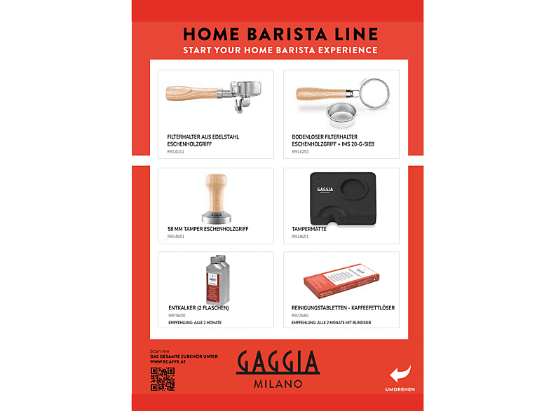 Cafetera express - Gaggia E24, 15 bar, 1200 W, 2 tazas, Plata — foto 6