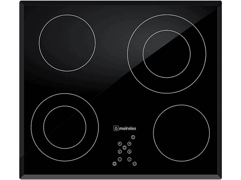 Placa de inducción - Meireles MV 1613, 3 zonas, 59 cm, Negro