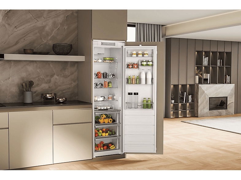 Frigorífico una puerta integrable - Whirlpool WHSD18A013C1, Altura 177 cm, Capacidad 306 l, Tecnología 6th sense, Inox — foto 4