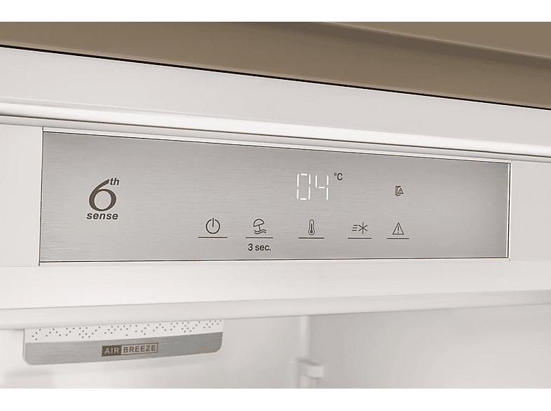 Frigorífico una puerta integrable - Whirlpool WHSD18A013C1, Altura 177 cm, Capacidad 306 l, Tecnología 6th sense, Inox — foto 6