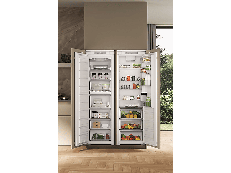 Frigorífico una puerta integrable - Whirlpool WHSD18A013C1, Altura 177 cm, Capacidad 306 l, Tecnología 6th sense, Inox — foto 9